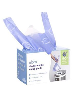 Lavender Scented Diaper Disposal Bags Leak Proof Baby or Pet Waste Sack 400ct